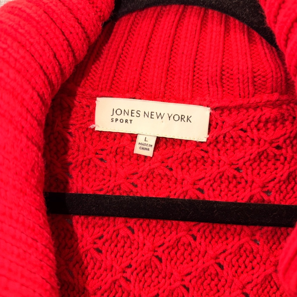 Women's Jones New York Cardigan Large - Picture 2 of 5